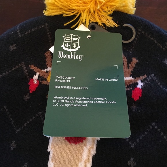 NWT Wembley Flashy Light-Up Beanie; Reinbeer; One Size; Unisex - Picture 6 of 6